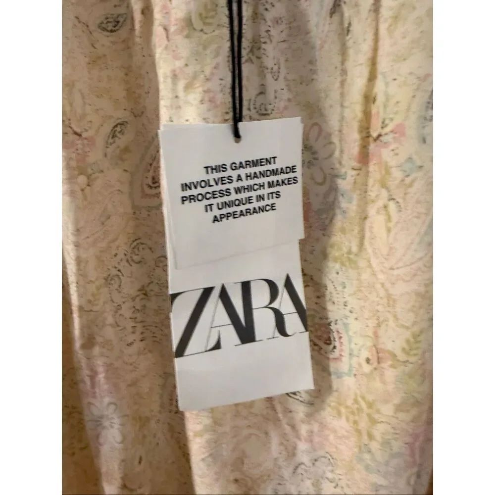 Zara NWT crochet combo maxi halter dress size small - Picture 5 of 10